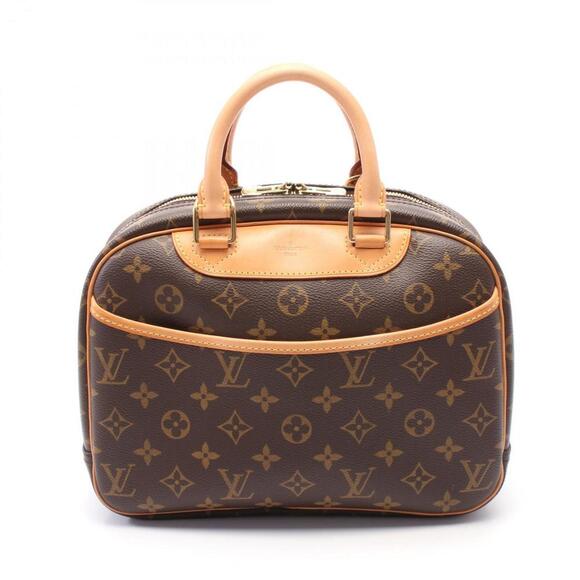 LOUIS VUITTON Brown Monogram Leather Bag - Picture 1 of 10